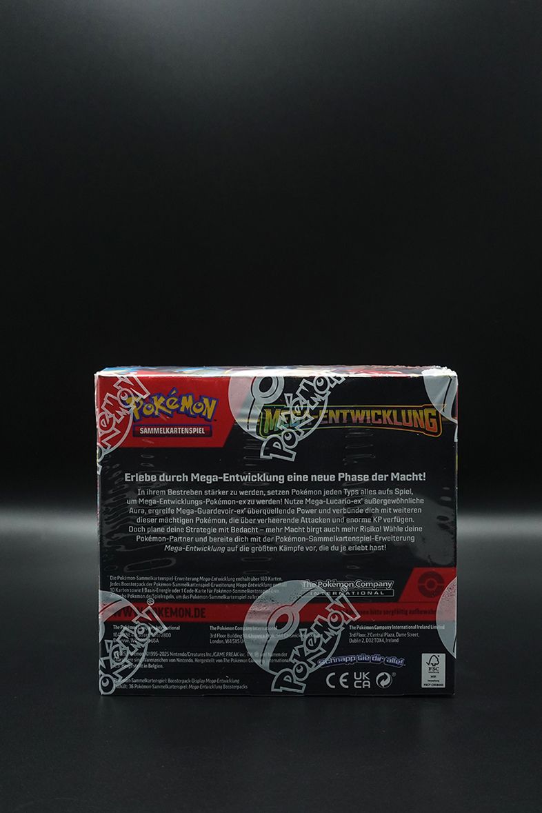 Pokemon - Mega Entwicklungen - Display - Deutsch