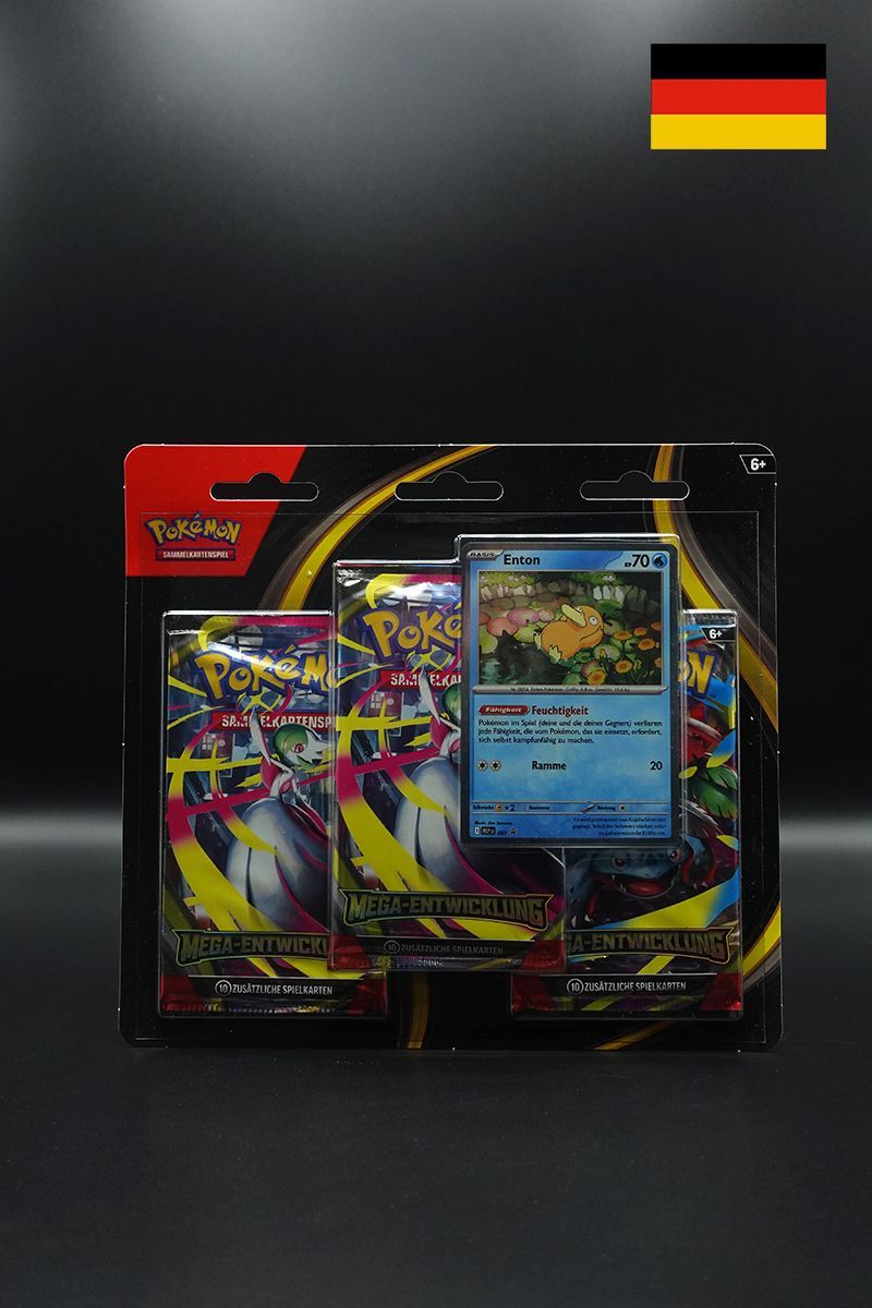 Pokemon - Mega Entwicklungen  - 3er Blister - Deutsch