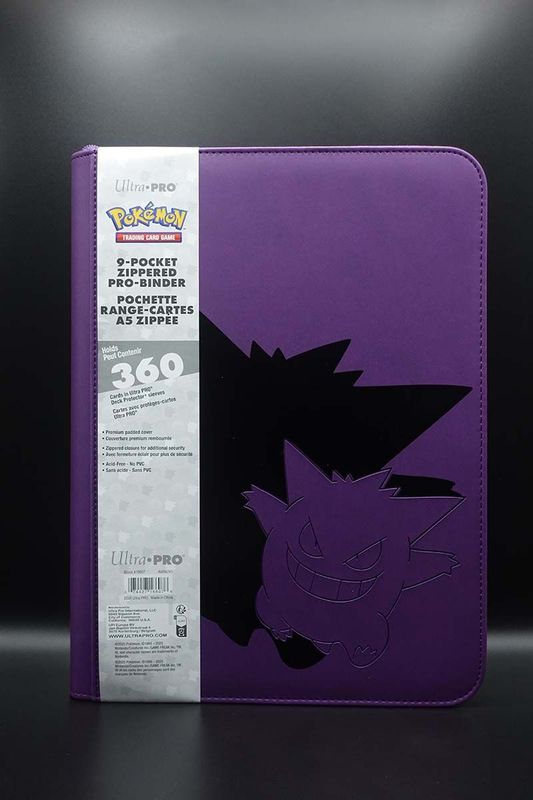 Ultra Pro - 9 Pocket Zip Binder - Gengar Ultra Pro - 9 Pocket Zip Binder - Gengar