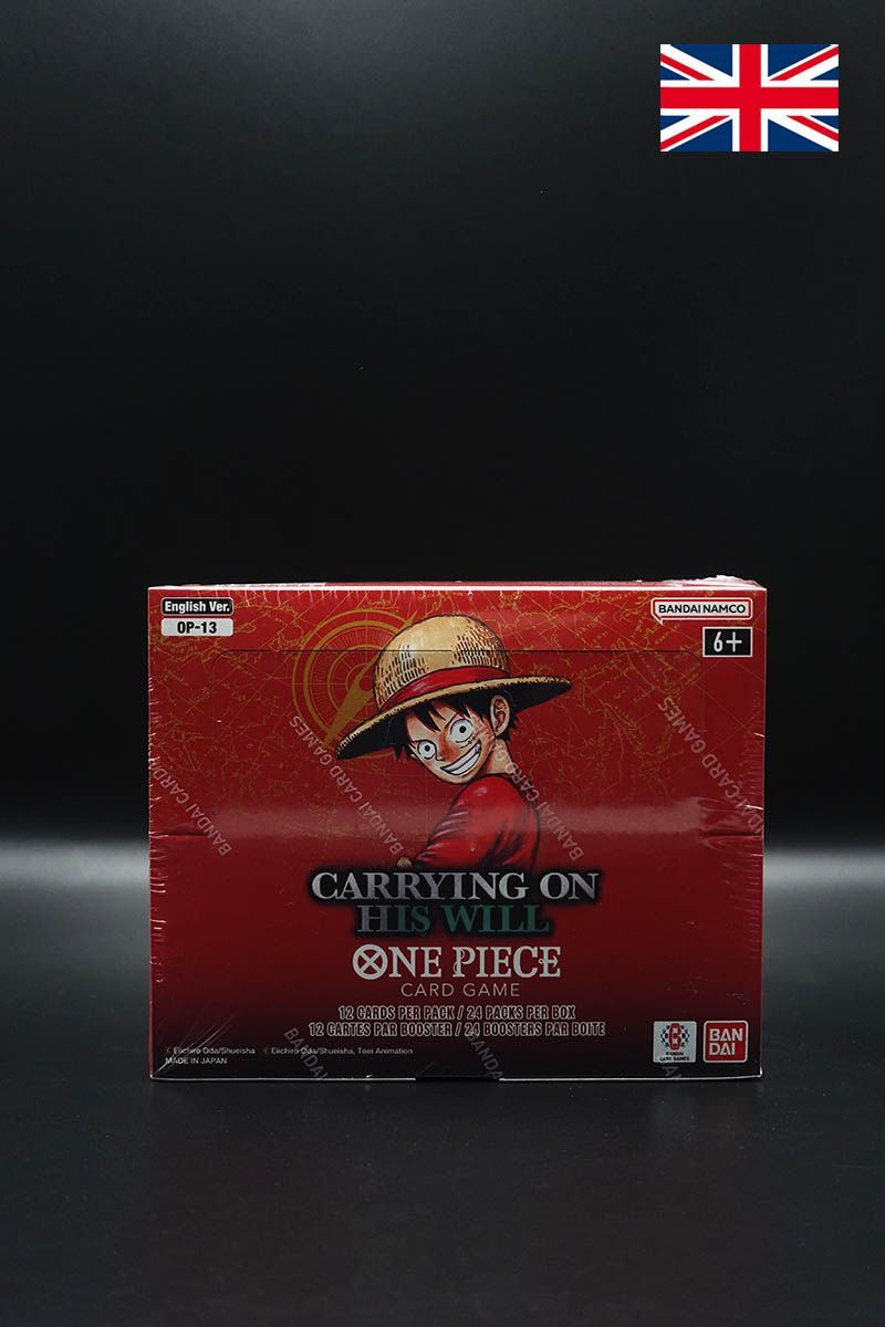 One Piece - OP13 - Carrying on his Will - Display - Englisch One Piece - OP13 - Carrying on his Will - Display - Englisch