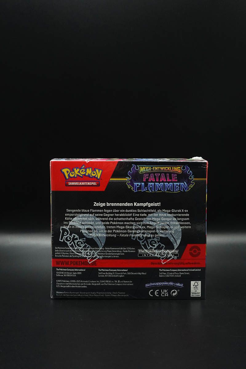Pokemon - Fatale Flammen - Display - Deutsch