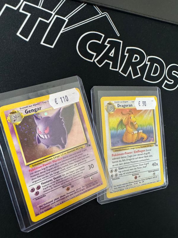 Gengar + Dragoran Fossil DE