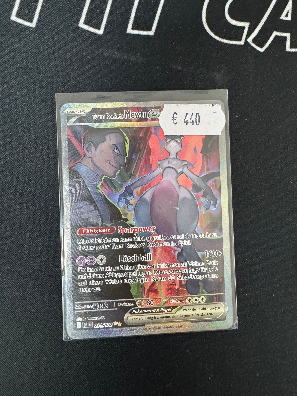 Team Rockets Mewtu ex - Einzelkarte Deutsch NM