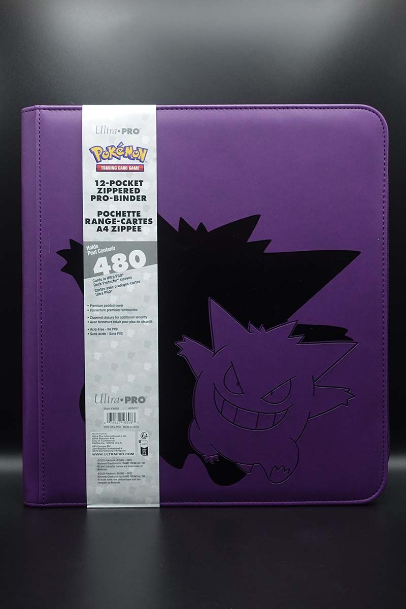 Ultra Pro - 12 Pocket Zip Binder - Gengar Ultra Pro - 12 Pocket Zip Binder - Gengar