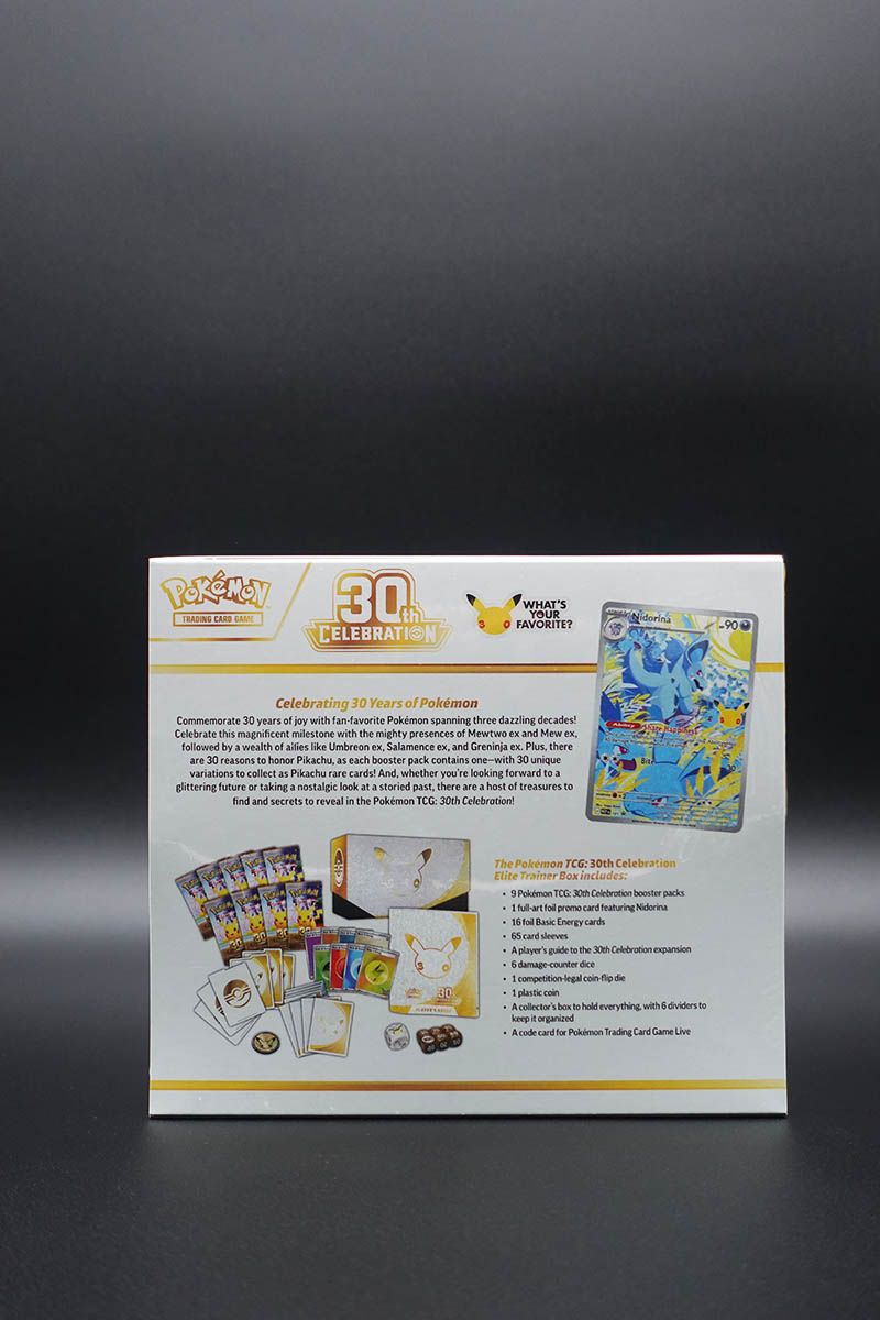 Pokemon - 30 Year Anniversary Celebrations ETB - Englisch
