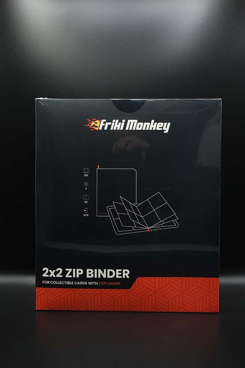 Friki Monkey - Toploader Binder 4-Pocket - Schwarz