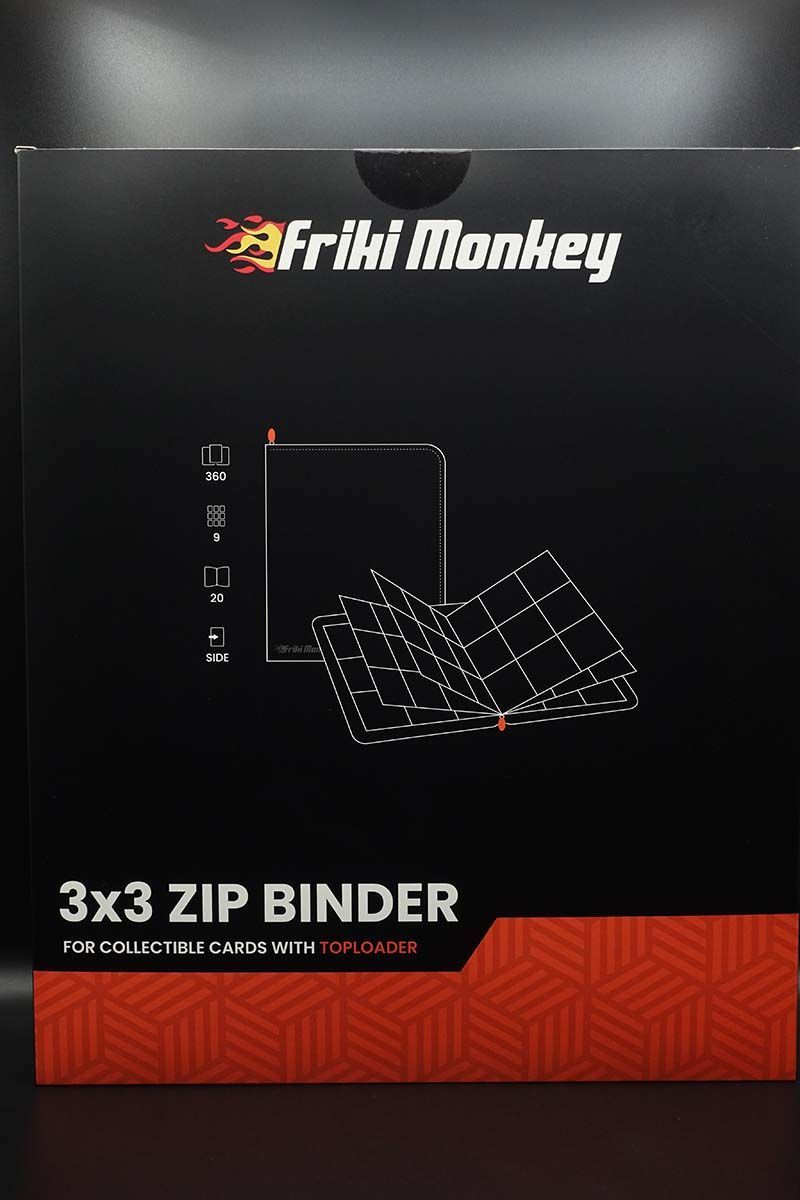 Friki Monkey - Toploader Binder 9-Pocket - Schwarz
