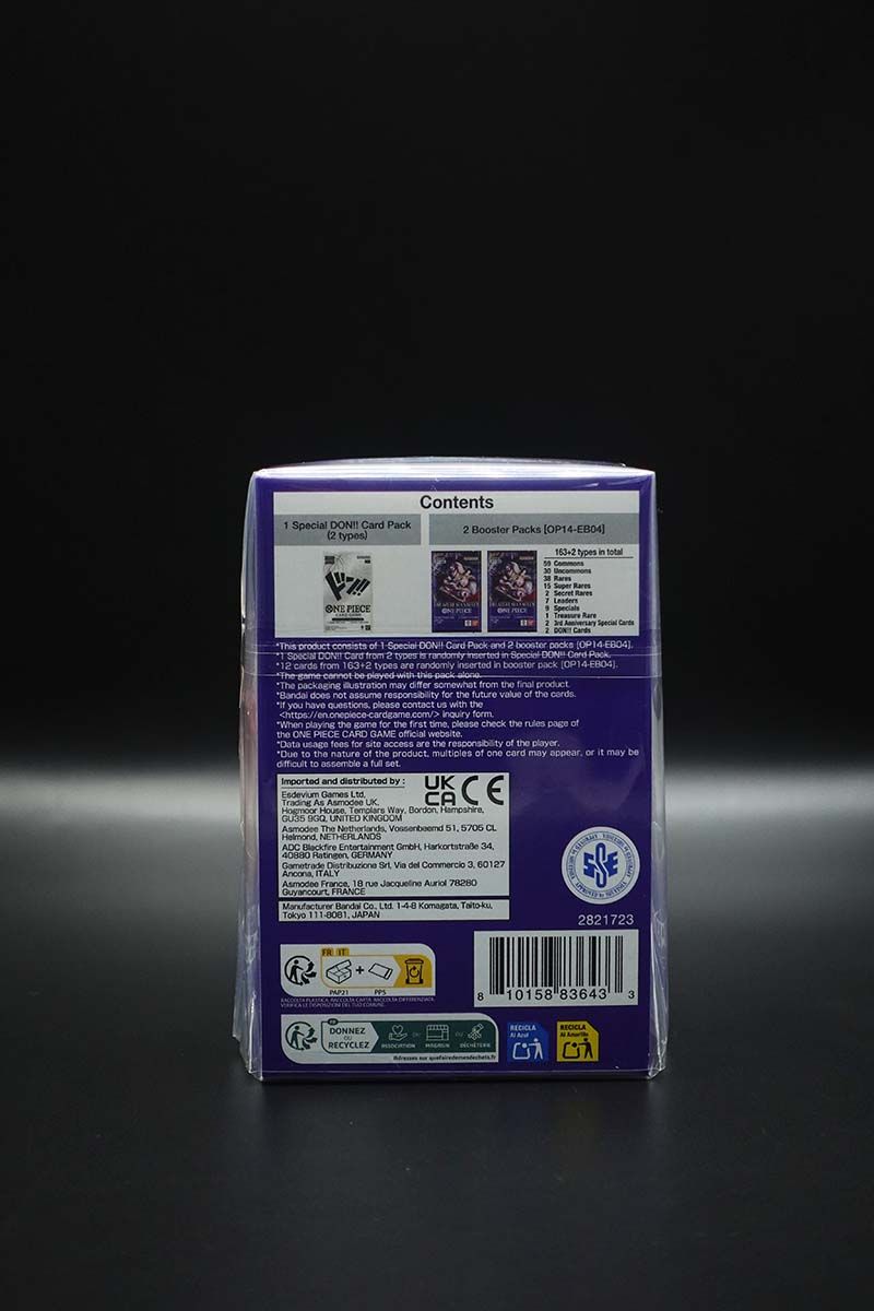 One Piece - OP14 - The Azure Sea's Seven - Double Pack Set - Englisch