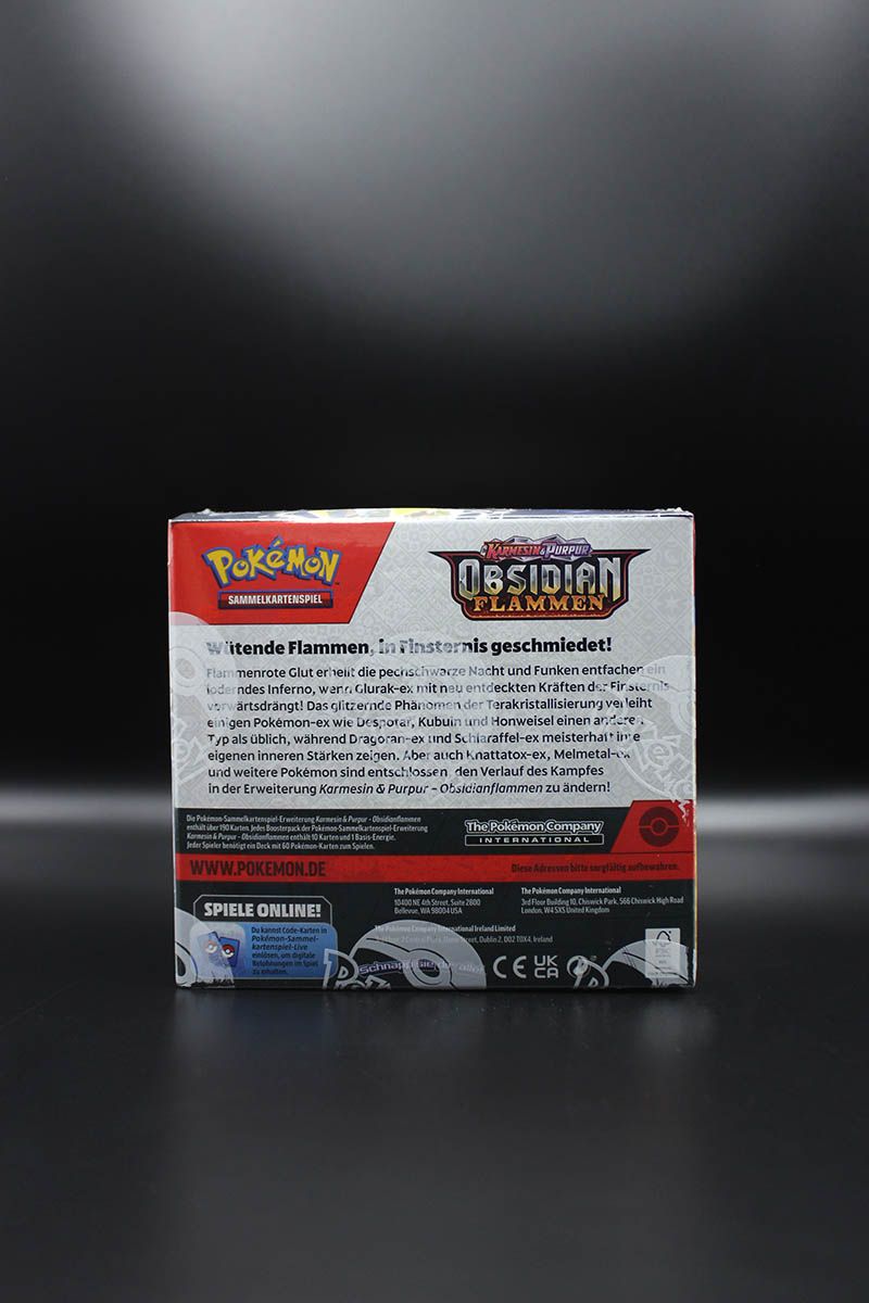 Pokemon - Obsidian Flammen - Display - Deutsch