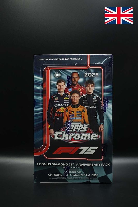 Topps - 2025 Chrome F1 Racing Cards Hobby Box