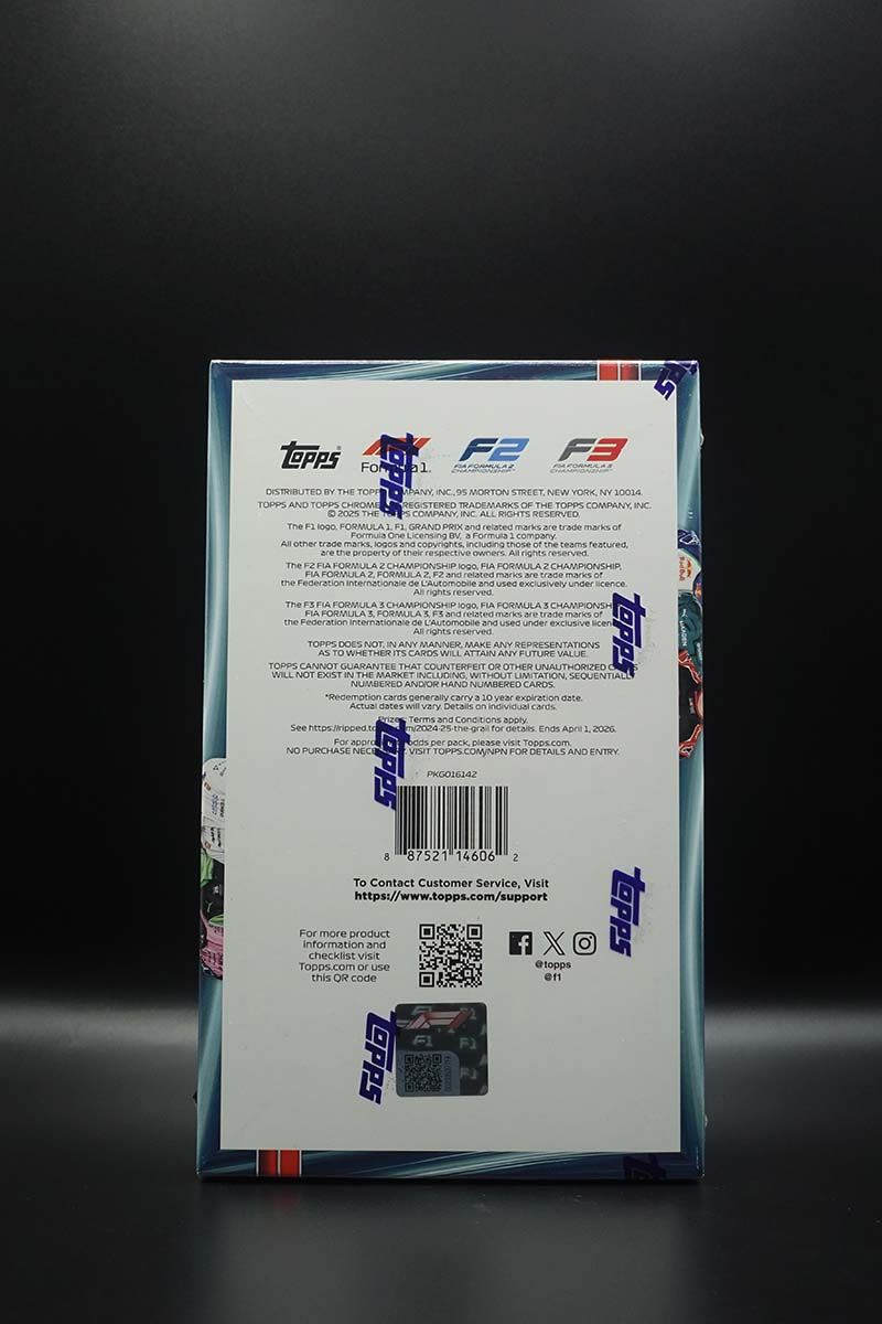 Topps - 2025 Chrome F1 Racing Cards Hobby Box