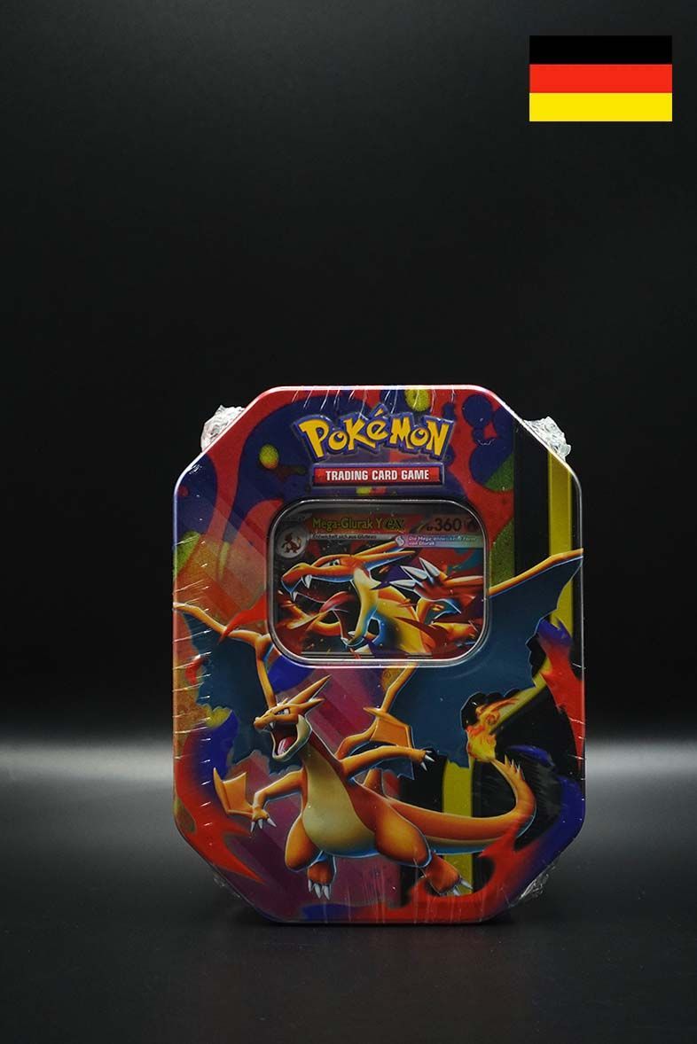 Pokemon - Mega Glurak Y ex - Tin - Deutsch