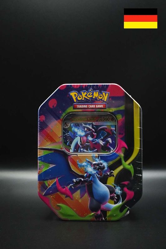 Pokemon - Mega Glurak X ex - Tin - Deutsch