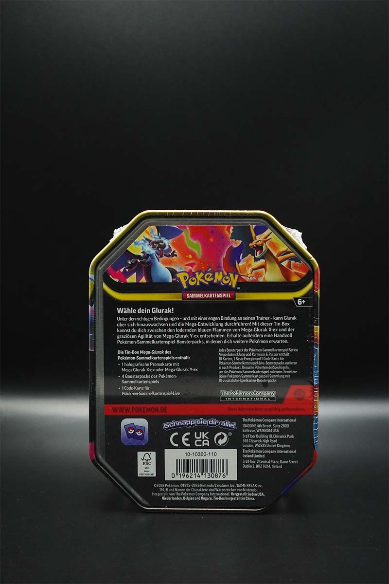 Pokemon - Mega Glurak X ex - Tin - Deutsch