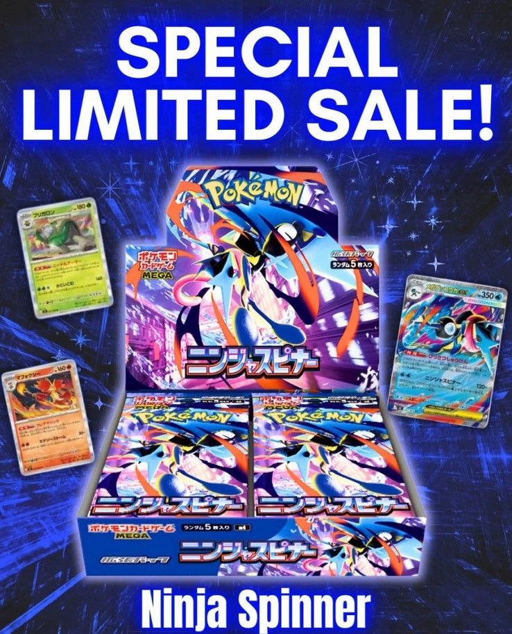 Pokemon - Ninja Spinner M4 - Display - Japanisch Versand ab 18.03