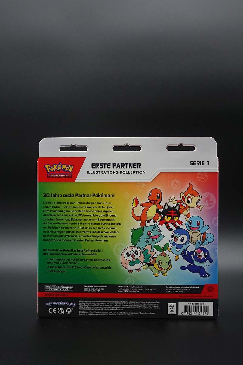 Pokemon - Erste Partner Illustrations Kollektion - Deutsch