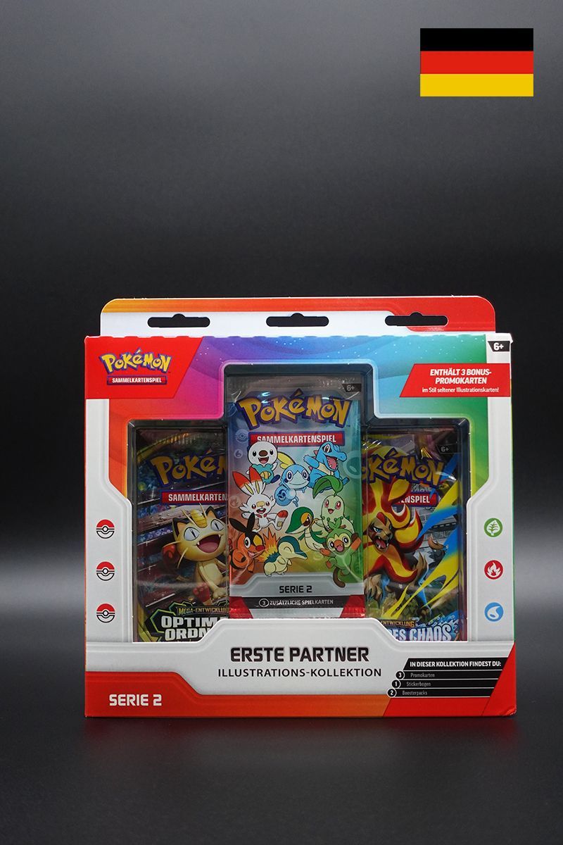 Pokemon - Erste Partner Illustrations Kollektion Series 2 - Deutsch