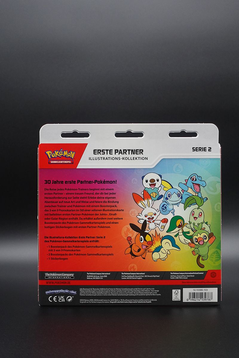 Pokemon - Erste Partner Illustrations Kollektion Series 2 - Deutsch