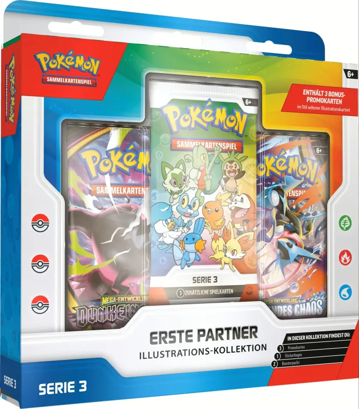 Pokemon - Erste Partner Illustrations Kollektion Series 3 - Deutsch Versand ab 07.08 Pokemon - Erste Partner Illustrations Kollektion Series 3 - Deutsch Versand ab 07.08