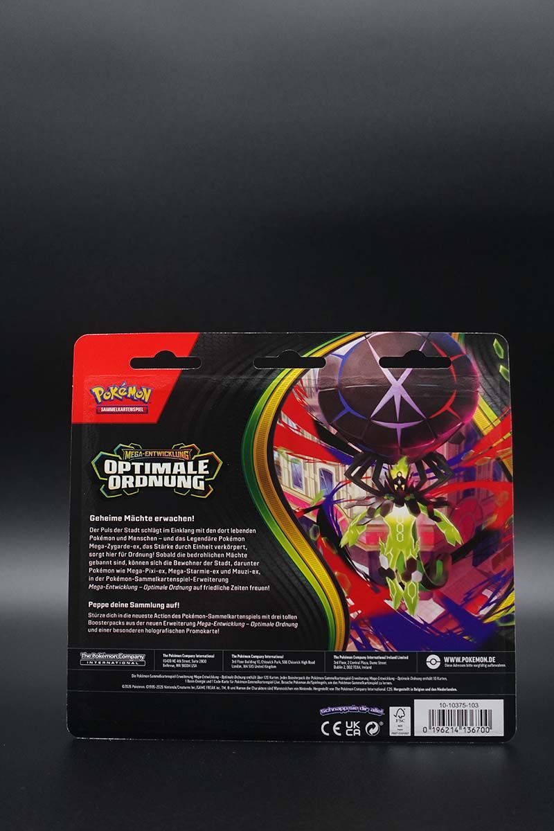 Pokemon - Optimale Ordnung - 3er Blister - Deutsch