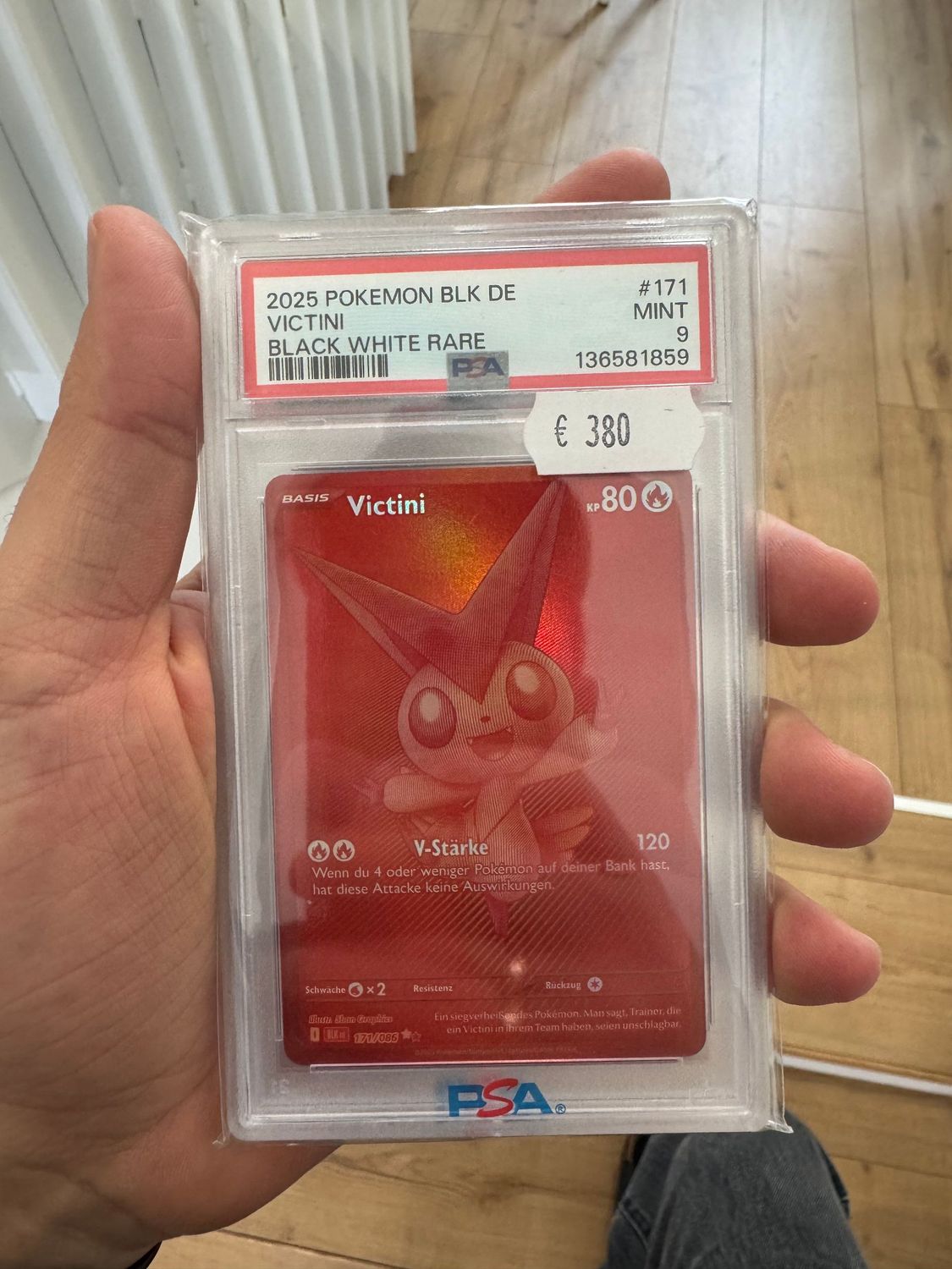 Victini + reshiram psa 9