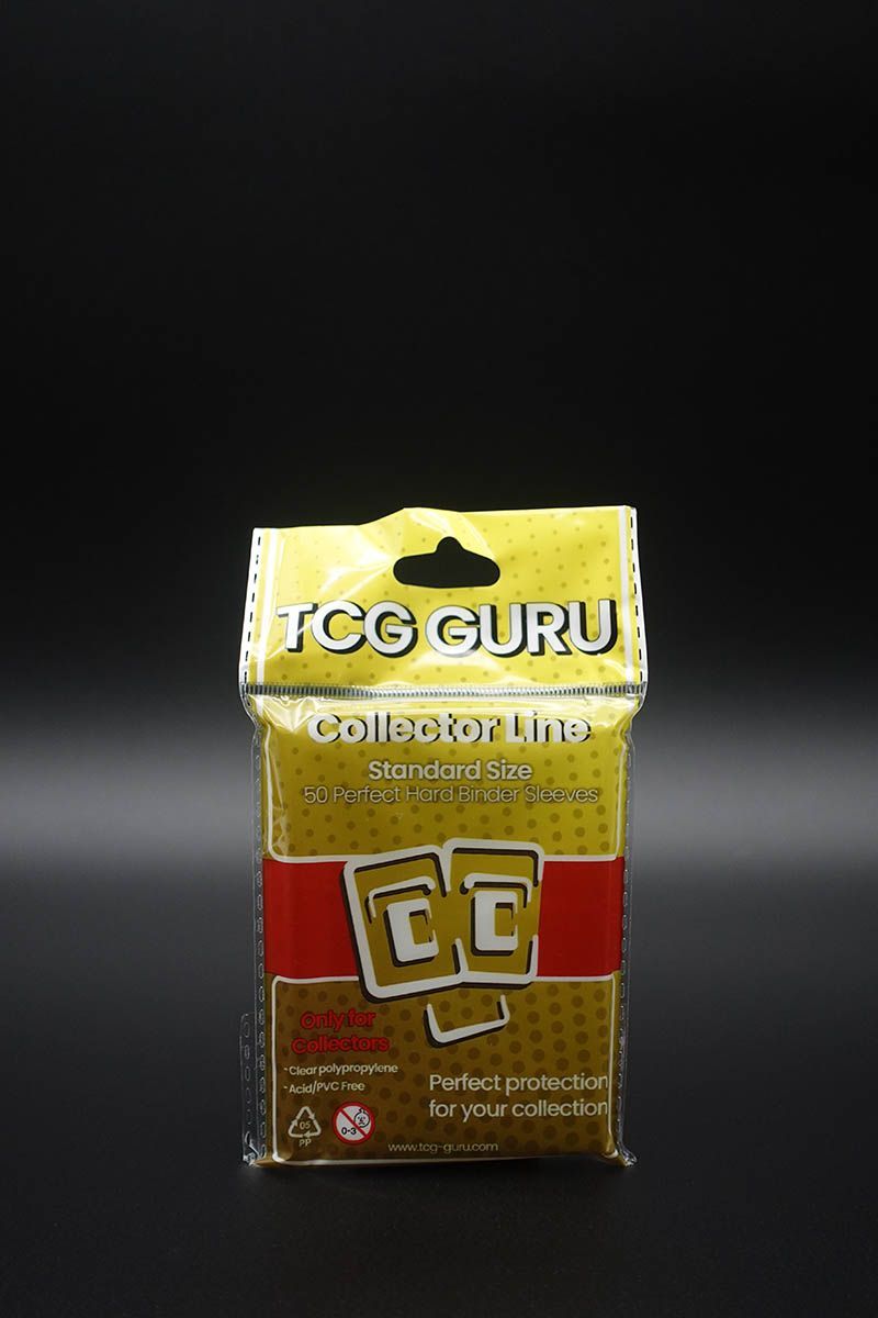 TCG Guru - 50x Standard Size Hard Binder Sleeves