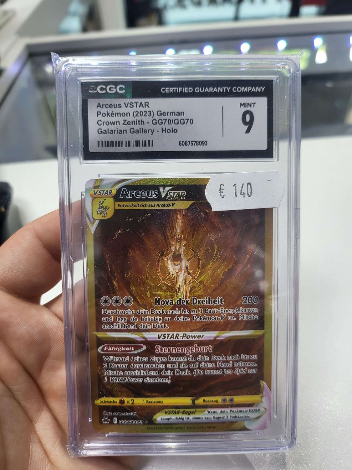Arceus VSTAR GG70/GG70 CGC 9