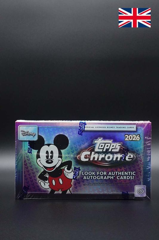 Topps - 2026 - Chrome Disney - Hobby Box Topps - 2026 - Chrome Disney - Hobby Box
