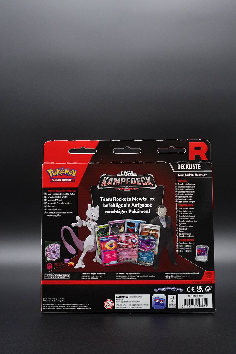 Pokemon - Liga Kampfdeck -Team Rockets Mewtu ex - Deutsch