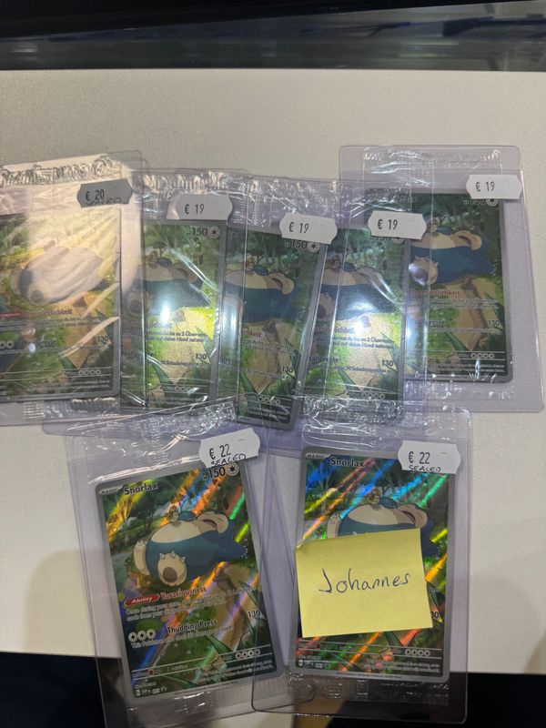 2x Snorlax + 5x Relaxo sealed