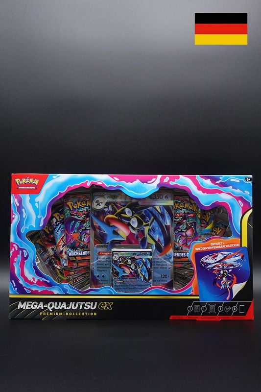 Pokemon - Mega Quajutsu ex - Kollektion - Deutsch