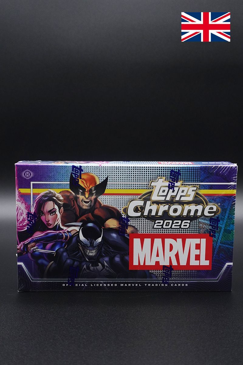 Topps - 2026 - Chrome Marvel - Hobby Box Topps - 2026 - Chrome Marvel - Hobby Box
