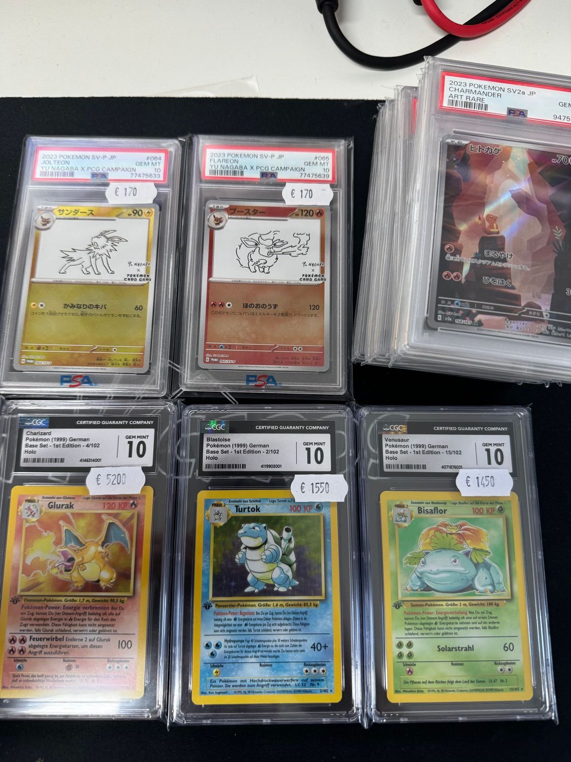 15x PSA + CGC 10 Slabs 15x PSA + CGC 10 Slabs