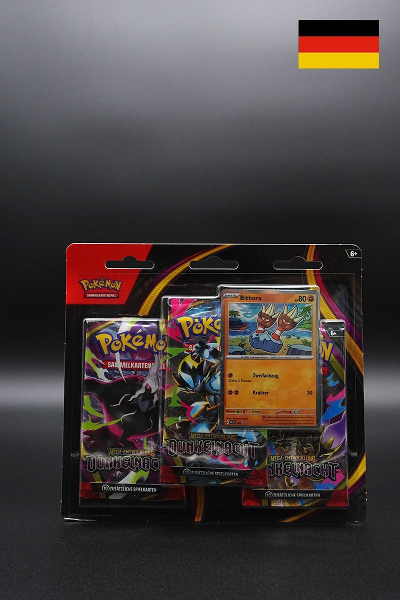 Pokemon - Dunkelnacht - 3 Pack Blister - Deutsch