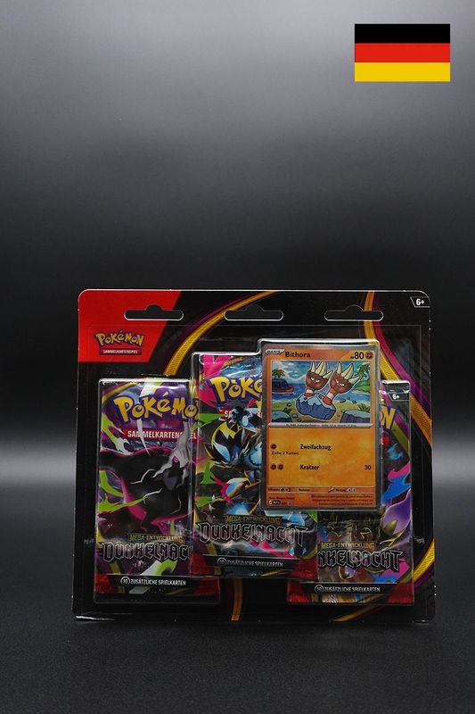 Pokemon - Dunkelnacht - 3 Pack Blister - Deutsch