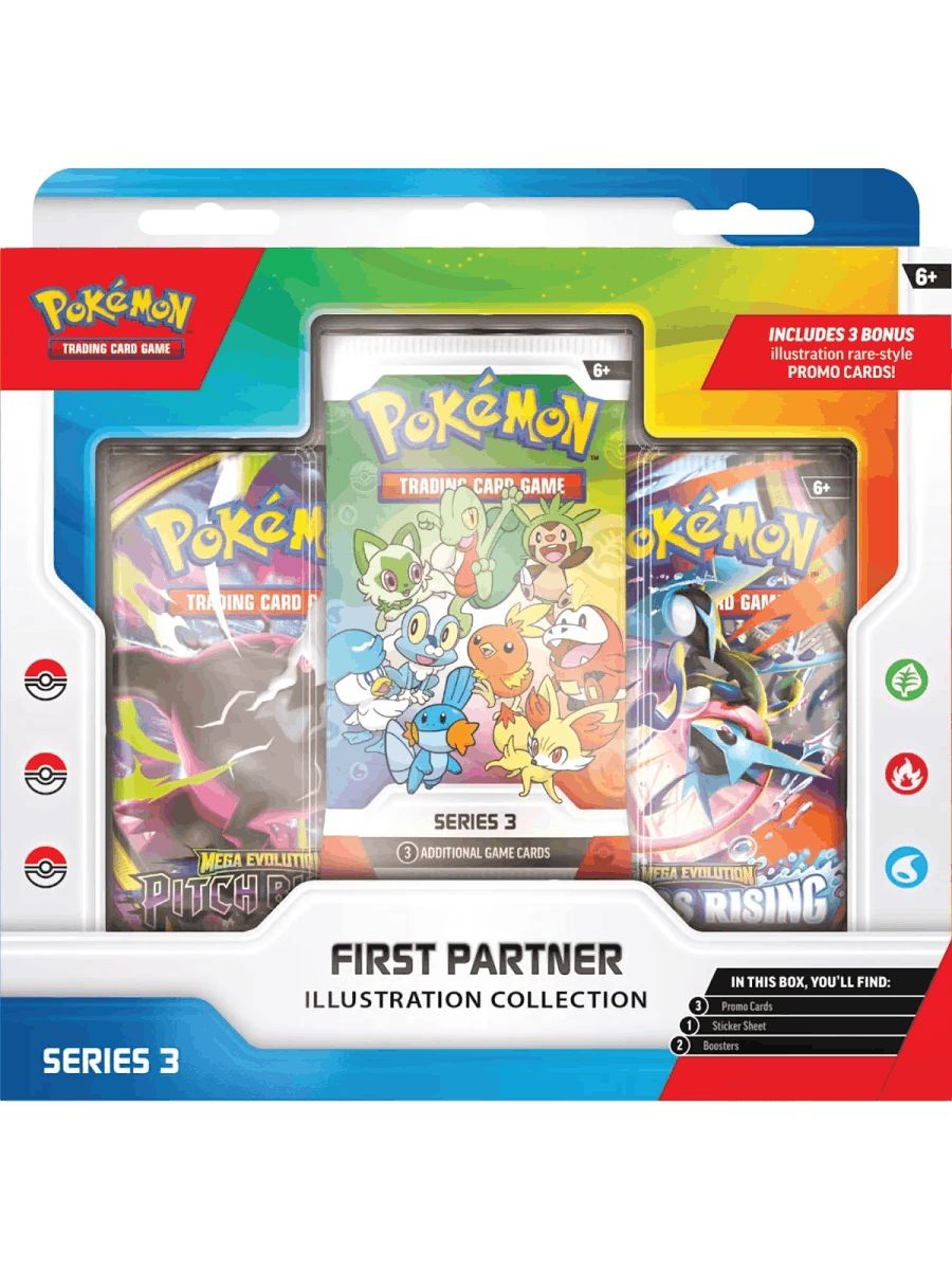 Pokemon - Erste Partner Illustrations Kollektion Series 3 - Englisch - Versand ab 19.08.2026 Pokemon - Erste Partner Illustrations Kollektion Series 3 - Englisch - Versand ab 19.08.2026
