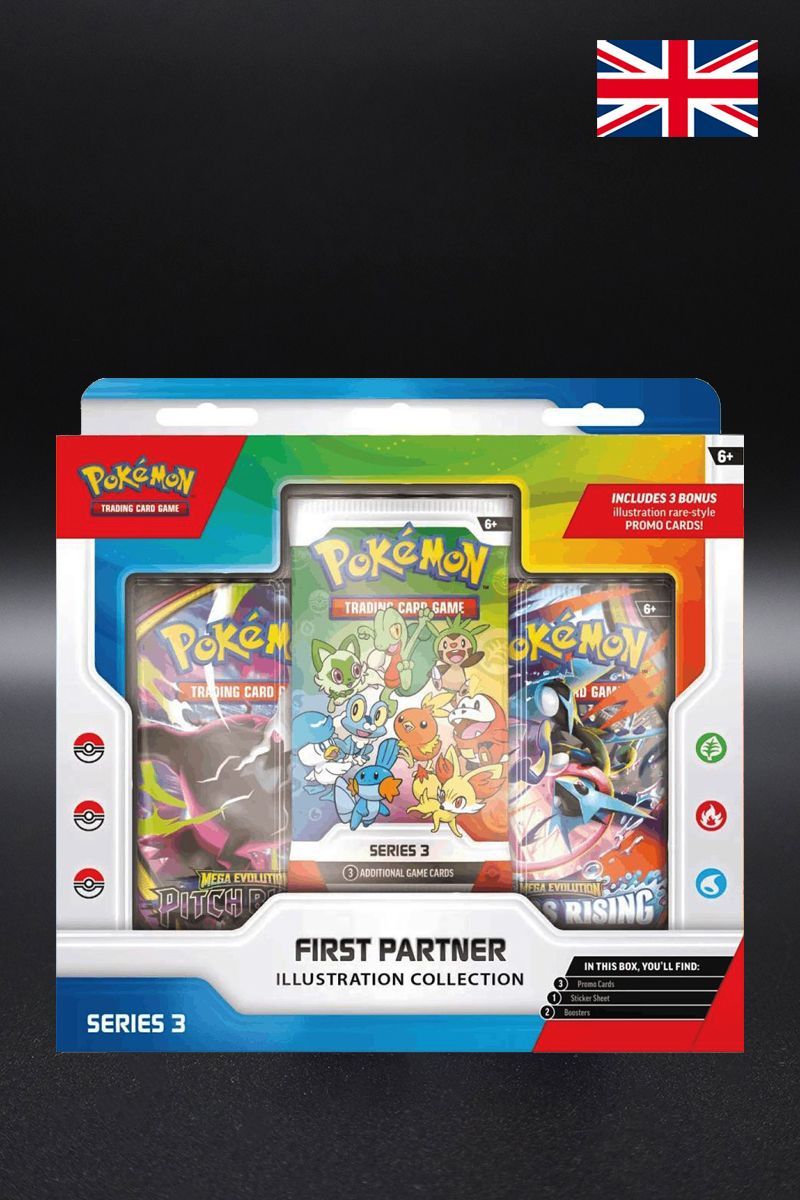 Pokemon - Erste Partner Illustrations Kollektion Series 3 - Englisch - Versand ab 21.08.2026