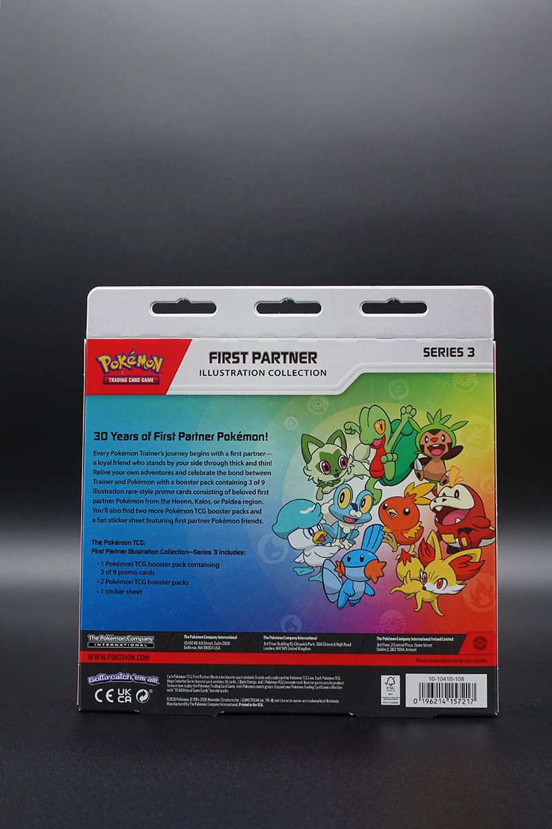 Pokemon - Erste Partner Illustrations Kollektion Series 3 - Englisch