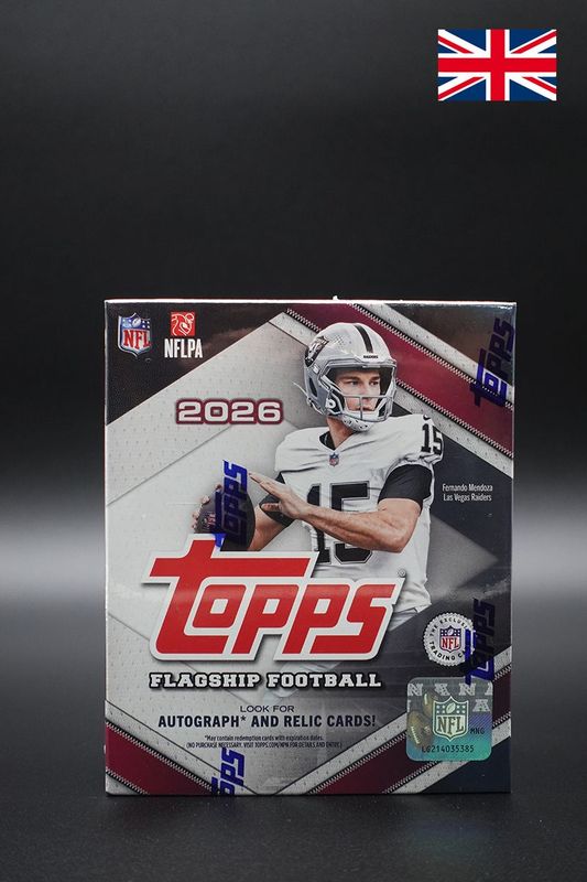 Topps NFL Flagship Football 2026 - Mega Box Topps NFL Flagship Football 2026 - Mega Box