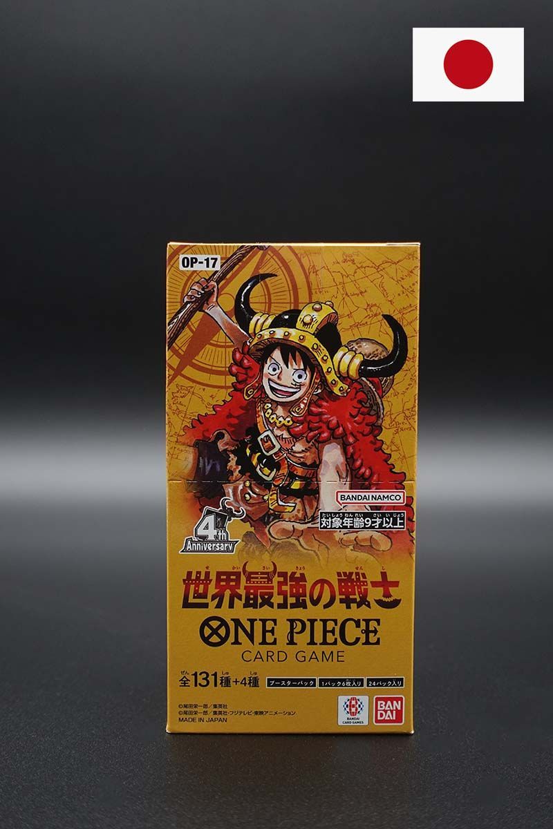 One Piece - OP17 -  The World’s Strongest Warriors - Display - Japanisch