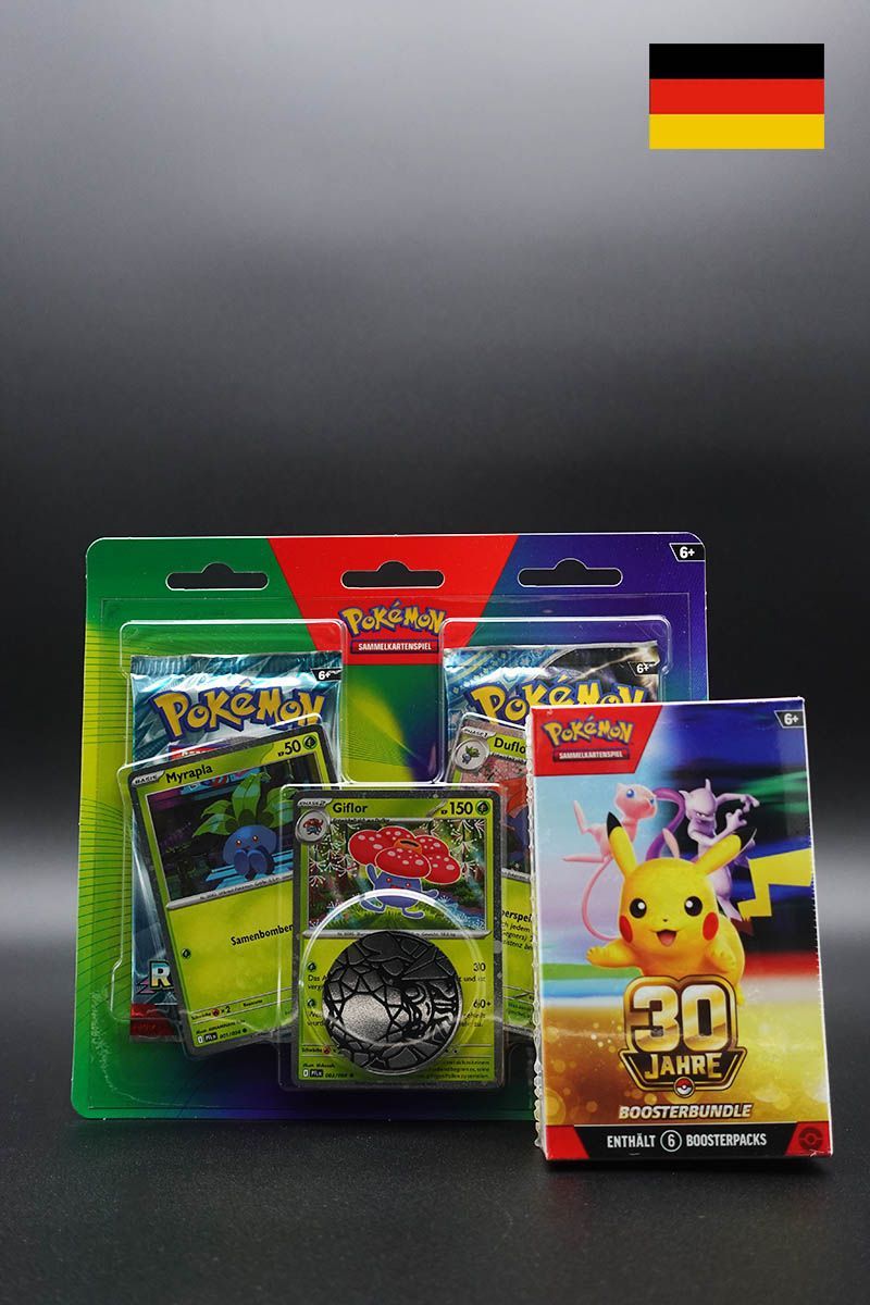 Pokemon - Bundle 30 Jahre Booster Bundle + Enhanced 2 Pack Blister - Deutsch
