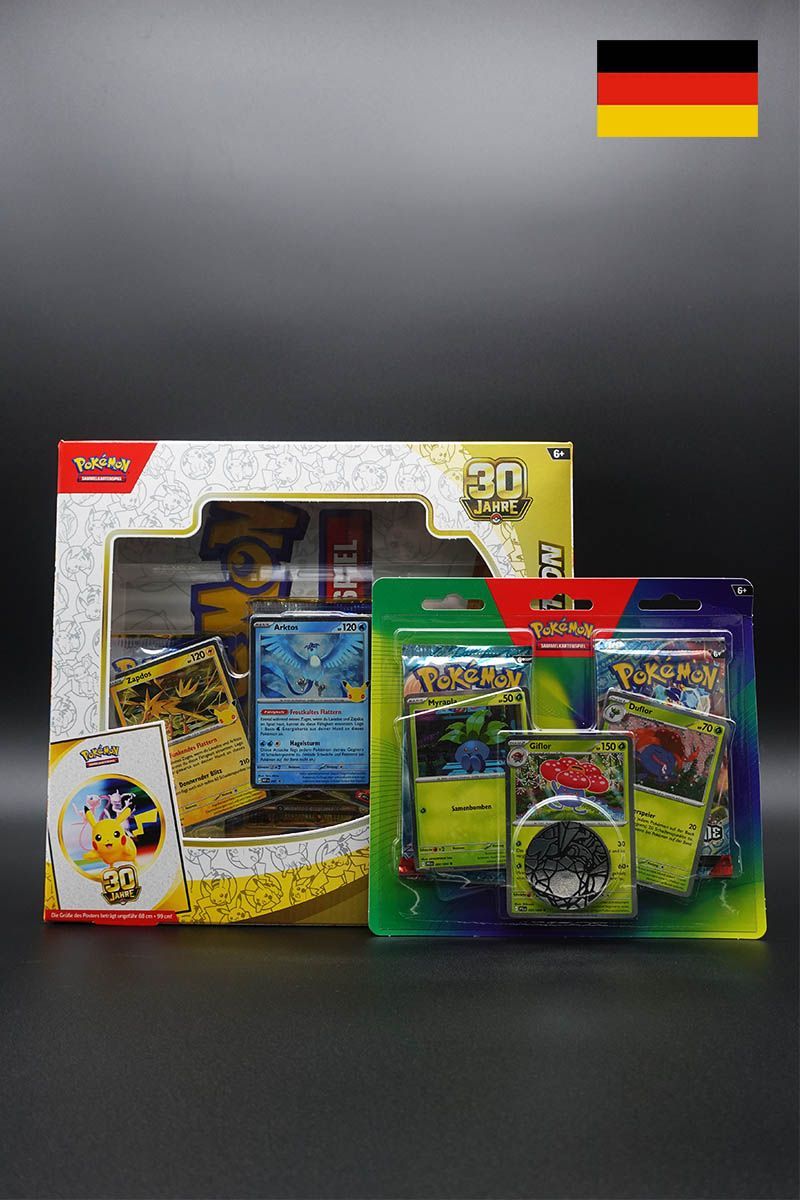 Pokemon - Bundle 30 Jahre - Poster Kollektion + Enhanced 2 Pack Blister - Deutsch