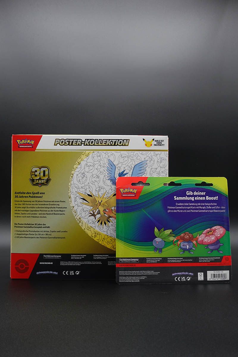 Pokemon - Bundle 30 Jahre - Poster Kollektion + Enhanced 2 Pack Blister - Deutsch