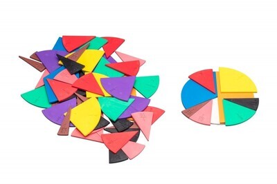 Frazione Set tondo in 10 colori (71 pz)