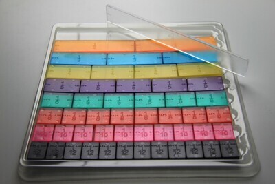 Set Frazione lineare in 9 colori (51 pz)