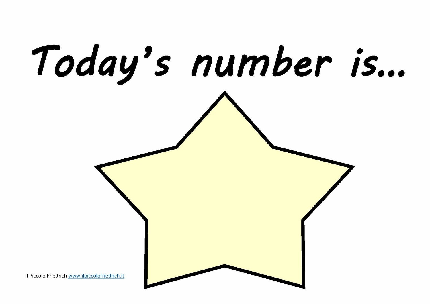 Today's number