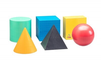 Set forme geometriche in 6 colori