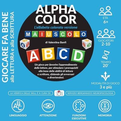 Alphacolor - L'alfabeto colorato - Versione MAIUSCOLO