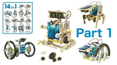Kit robot solare 14 in 1