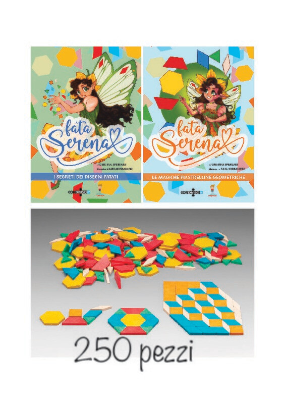 OFFERTA FATA SERENA (2 libri + 250 pattern blocks)